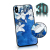 Nakładka FLOWERS 3D Samsung A30 (A305) niebieska