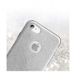 Nakładka GLITTER iPhone 13 Mini (5,4) srebrna
