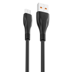 Kabel USB micro 1m czarny XO NB185 6A