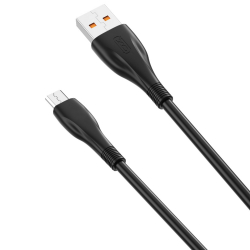 Kabel USB micro 1m czarny XO NB185 6A