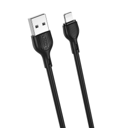 Kabel USB iPhone Lightning 1m czarny XO NB200 2.1A