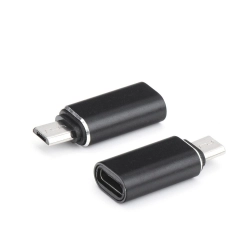 Adapter USB-C do micro USB czarny