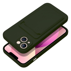 Nakładka Forcell CARD CASE iPhone 14 Plus (6,7) zielona