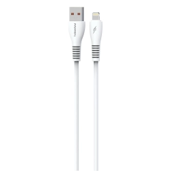 Kabel USB iPhone Lightning 1m biały PAVAREAL DC99i 5A