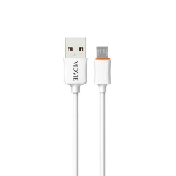Kabel USB micro 3m biały VIDVIE CB443-3 2.4A
