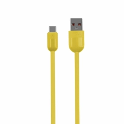 Kabel USB TYP C 1.2m żółty VIDVIE CB495