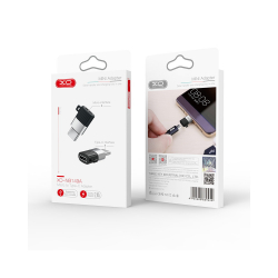 Adapter micro USB-Typ C czarny XO NB149-A