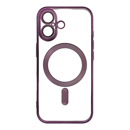 Nakładka MagSafe CHROME iPhone 17 fioletowa