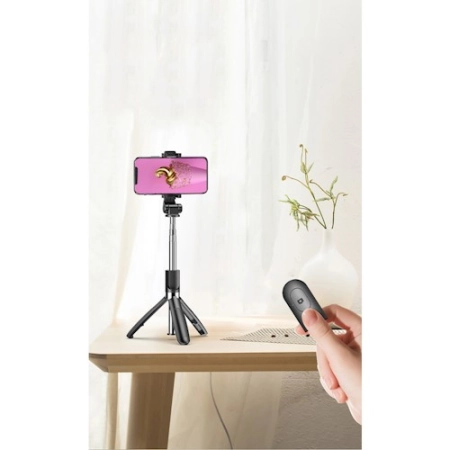 Uchwyt selfie BT XO SS08 + tripod czarny