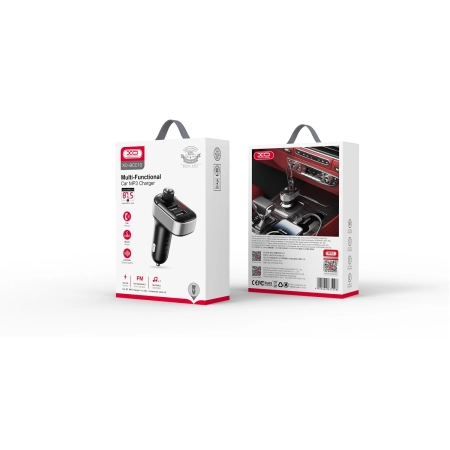 Transmiter FM BT 2xUSB 15.5W XO-BCC10 czarny