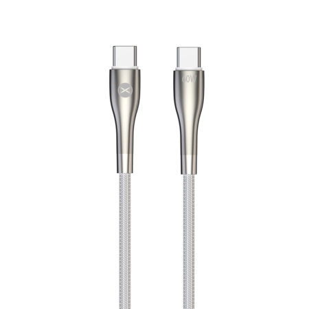 Kabel TYP-C - TYP C 2m Forever Sleek 60W biały