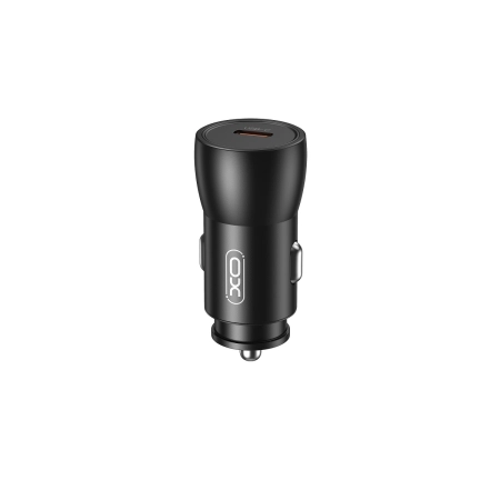 Ładowarka samochodowa USB-C PD 25W XO CC57 czarna