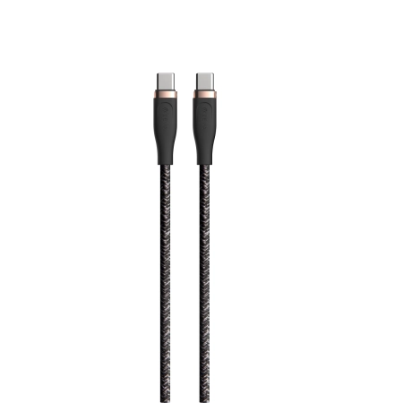 Kabel TYP-C - TYP C 1.5m Devia EC320 czarny 60W