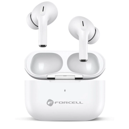 Słuchawki Bluetooth TWS (ANC+ENC) Forcell F-AUDIO Master Pro białe
