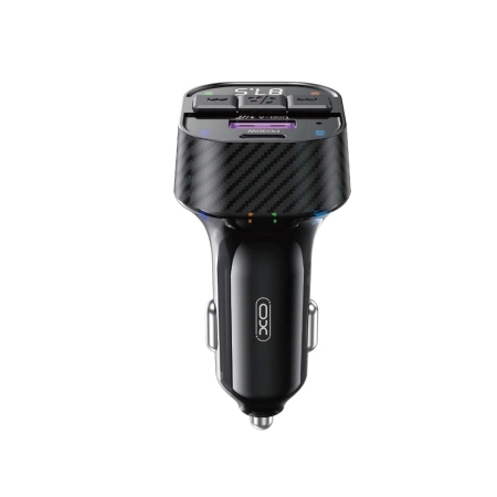 Transmiter FM BT 1xUSB 30W + USB-C XO-BCC17 + kabel TYP C - TYP C czarny