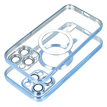 Nakładka MagSafe CHROME Samsung S24 FE niebieska