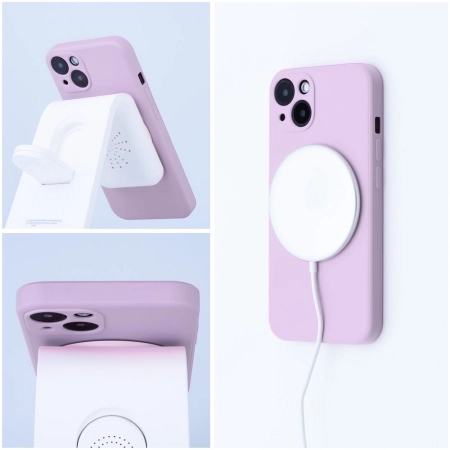 Nakładka MagSafe Silicon iPhone 17 różowa