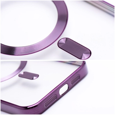 Nakładka MagSafe CHROME iPhone 17 fioletowa