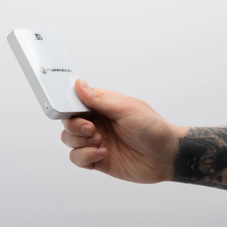 POWER BANK 10000 FORCELL F-Energy F10K8 15W PD QC 4.0 MagSafe biały SuperSlim
