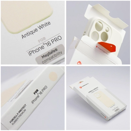 Nakładka F-Protect Rubber MagSafe Samsung S26 biała