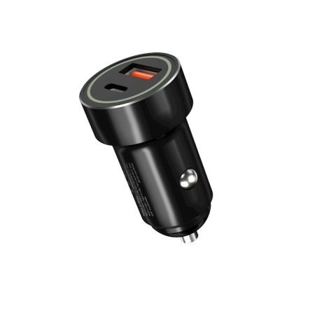 Ładowarka samochodowa USB-C PD + 1xUSB QC 3.0 20W XO-CC32 czarna