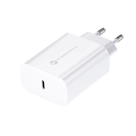 Ładowarka sieciowa USB-C PD 25W Forcell biała