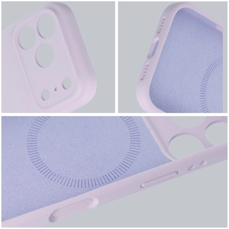 Nakładka F-Protect Rubber MagSafe Samsung S26 różowa