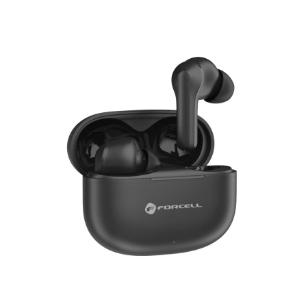 Słuchawki Bluetooth TWS (ANC+ENC+TUYA APP) Forcell F-AUDIO Bass Engine czarne