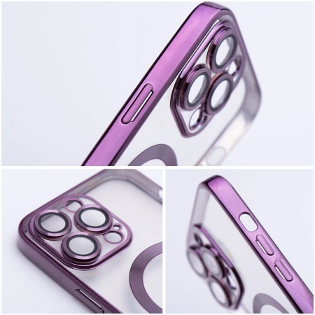 Nakładka MagSafe CHROME iPhone 17 fioletowa