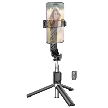 Uchwyt selfie BT HOCO K20 + tripod 98cm czarny