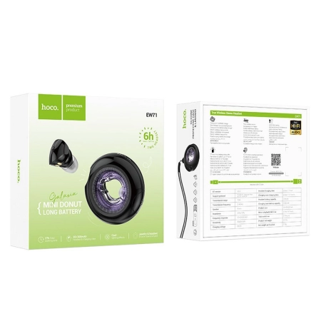 Słuchawki Bluetooth TWS HOCO EW71 czarne