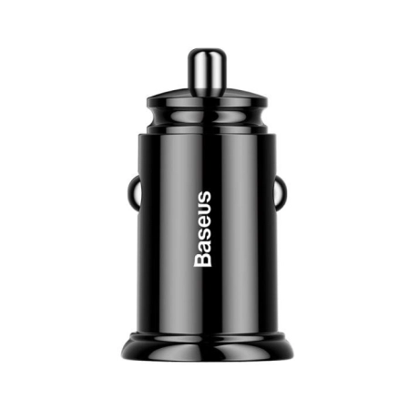 Ładowarka samochodowa 2xUSB Baseus CCALLP-01 4.8A czarna