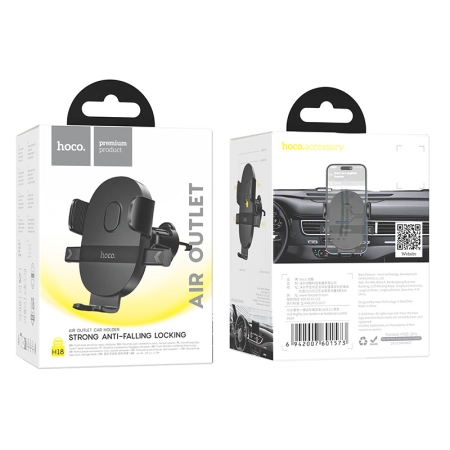 Uchwyt do kratki HOCO H18 czarny