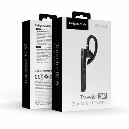 Bluetooth Kruger Matz Traveler K16 czarny