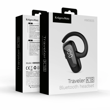 Bluetooth Kruger Matz Traveler K18 czarny