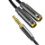 Adapter Jack 3,5mm / Jack 3.5 słuchawki + mikrofon 0.23m czarny XO NB-R197