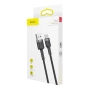 Kabel USB TYP C 1m czarno-szary Baseus Cafule 3A