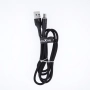 Kabel USB TYP C 1m czarny nylon Maxlife MXUC-01 2A