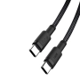 Kabel TYP-C - TYP C 1.5m XO NB-Q199 czarny 100W