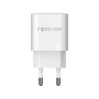 Ładowarka sieciowa USB-C PD 33W + 1xUSB 3.0 QC FOREVER TC-05 GaN biała