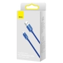 Kabel USB TYP C 2m niebieski Crystal Shine Baseus 100W