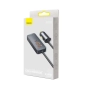 Ładowarka samochodowa 2xUSB + 2xTYP C z kablem Baseus CCBT 120W szara