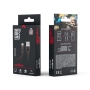 Kabel USB TYP C 1m czarny nylon Maxlife MXUC-01 2A