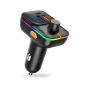 Transmiter FM BT 2xUSB 25W + USB TYP C XO-BCC09 czarna