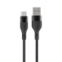 Kabel USB TYP C 1m czarny Maxlife MXUC-07 3A