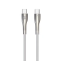 Kabel TYP-C - TYP C 2m Forever Sleek 60W biały