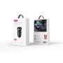 Ładowarka samochodowa USB-C PD + 1xUSB QC 3.0 30W XO-CC56 czarna