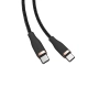 Kabel TYP-C - TYP C 1.5m Devia EC320 czarny 60W