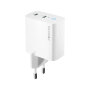 Ładowarka sieciowa 2xUSB-C PD 40W FOREVER TC-06-40CC GaN biała
