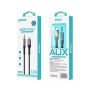Kabel AUX Jack 3,5mm - Lightning 1m czarny BWOO BO-AUX066